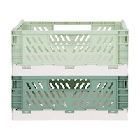 Set 2 Canastos Plastico Plegables CasaIdeas