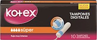 Tampon Kotex Digital Super 10 unidades