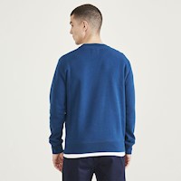 Polerón Crewneck Regular Fit Azul Poseidon