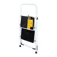 ESCALERA TUBULAR PLEGABLE 2 PELDAÑOS PRETUL