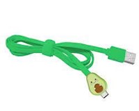 CABLE USB 2.0 PARA CELULAR ANDROID REFORZADO EN GOMA GREEN
