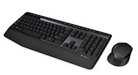 Teclado  mouse logitech wireless mk345 black usb español 920-007820 Generico