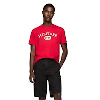Polo hombre tommy hilfiger- rojo_Z Generico