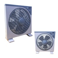 Ventilador cuadrado de mesa 12 pulgadas 3 velocidades con timer everbest Generico