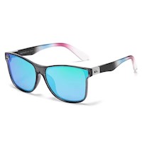 Lentes de sol degrade olvalado marca quiksilver / color: celeste Generico