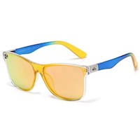 Lentes de sol deportivo olvalado marca quiksilver / color: amarillo Generico