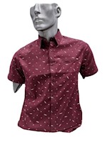 Camisa mc slim fit - estampado guitarras Generico