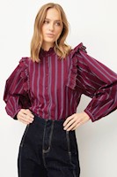 Blusa Manga Larga Algodón Mujer Basement