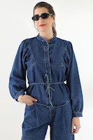 Blusa De Algodón Manga Larga Mujer Basement By Donna Cattiva
