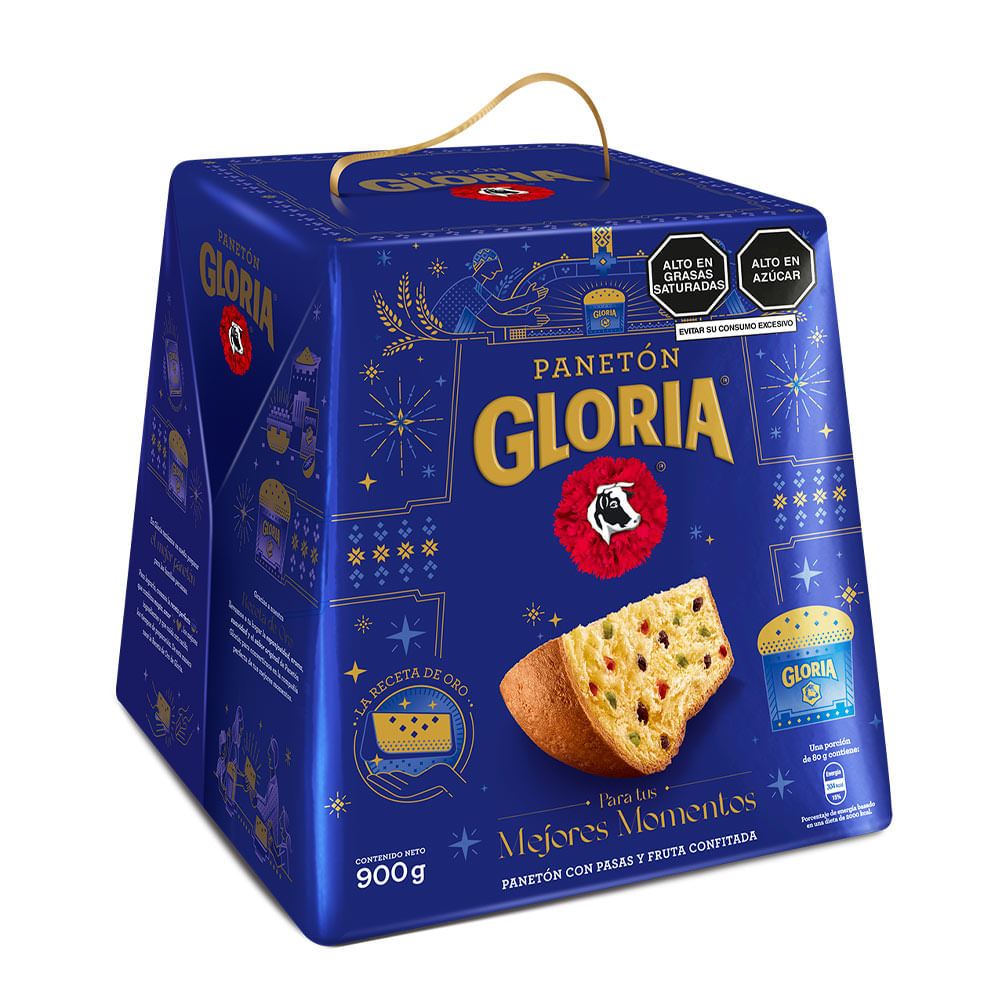 Panetón GLORIA Bolsa x 900gr