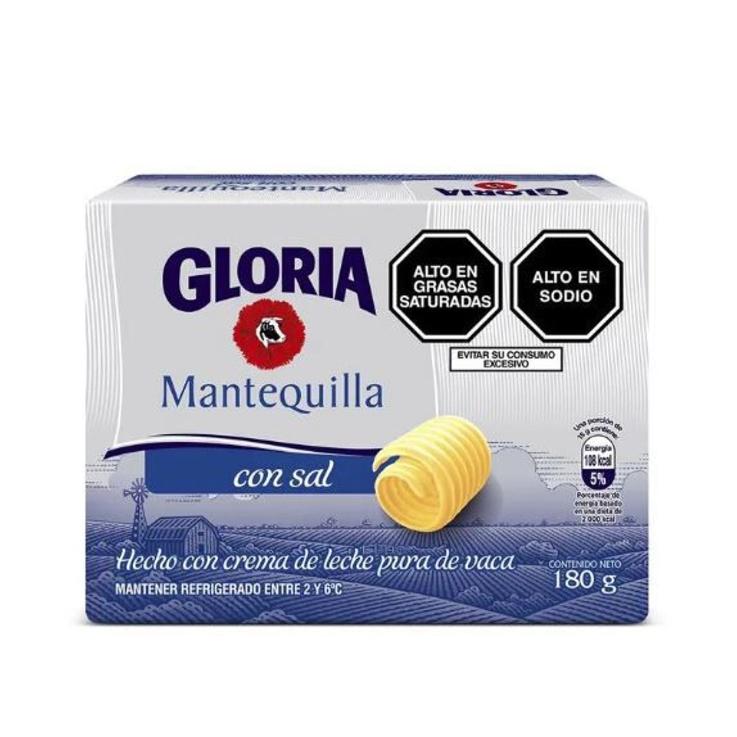 Mantequilla Con Sal Gloria 200g